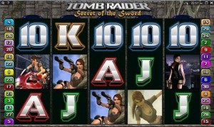 Tomb Raider Secret of the Sword video slot